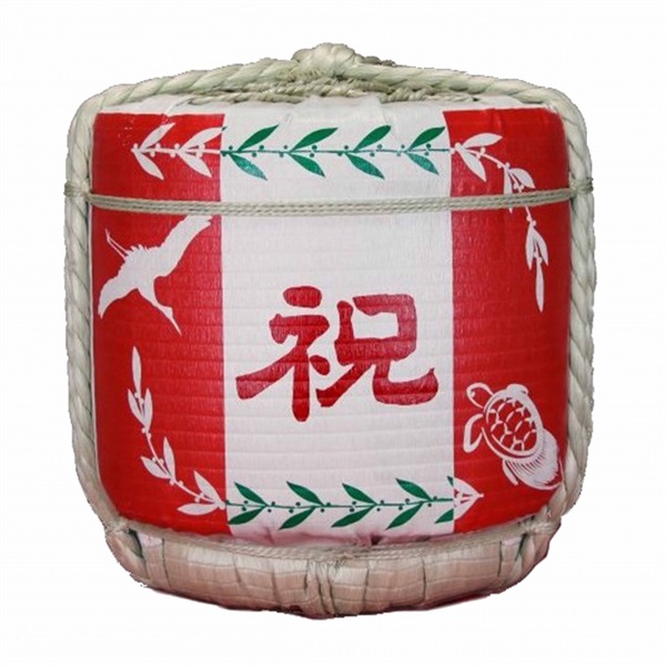 祝（紅白） 4斗/1斗 上底樽 （18Ｌ）