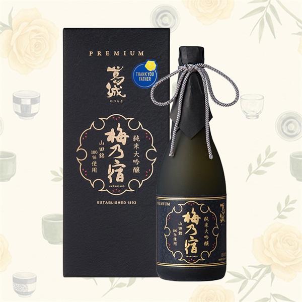 梅乃宿　葛城　純米大吟醸　720ml(父の日専用シール付き)
